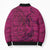 Hawaiian Whales Polynesian Art Motifs Bomber Puffer Jacket Pink Color - Polynesian Pride