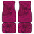 Hawaiian Whales Polynesian Art Motifs Car Mats Pink Color - Polynesian Pride