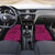 Hawaiian Whales Polynesian Art Motifs Car Mats Pink Color - Polynesian Pride