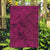 Hawaiian Whales Polynesian Art Motifs Garden Flag Pink Color - Polynesian Pride