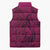 Hawaiian Whales Polynesian Art Motifs Sleeveless Puffer Jacket Pink Color - Polynesian Pride
