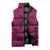 Hawaiian Whales Polynesian Art Motifs Sleeveless Puffer Jacket Pink Color - Polynesian Pride