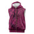 Hawaiian Whales Polynesian Art Motifs Sleeveless Zip Hoodie Pink Color - Polynesian Pride