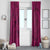 Hawaiian Whales Polynesian Art Motifs Window Curtain Pink Color - Polynesian Pride