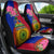 Haiti Battle of Vertieres Car Seat Cover The Haitian Revolution 220th Anniversary Polynesian Style LT03 - Polynesian Pride