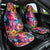 Polynesian Women Car Seat Cover Tropical Plant - Vibrant Surreal Dreamscape Vibe