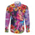 Polynesian Women Family Matching Puletasi and Hawaiian Shirt Tropical Plant - Vibrant Surreal Dreamscape Vibe