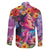 Polynesian Women Family Matching Summer Maxi Dress and Hawaiian Shirt Tropical Plant - Vibrant Surreal Dreamscape Vibe