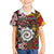 Personalised Aotearoa and Australia Together Family Matching Summer Maxi Dress and Hawaiian Shirt Koru and Kangaroo - Taniko with Aboriginal Motif