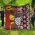 Personalised Aotearoa and Australia Together Quilt Koru and Kangaroo - Taniko with Aboriginal Motif