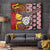 Personalised Aotearoa and Australia Together Tapestry Koru and Kangaroo - Taniko with Aboriginal Motif