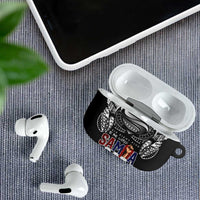 Super Samoa-Six Eight Five to The World AirPods Case Traditional Samoan Tattoo Black Color