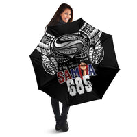 Super Samoa-Six Eight Five to The World Umbrella Traditional Samoan Tattoo Black Color