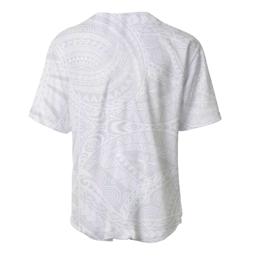 Lotu Tamaiti Samoan Art Tattoo Polynesian Pattern Baseball Jersey LT03 - Polynesian Pride