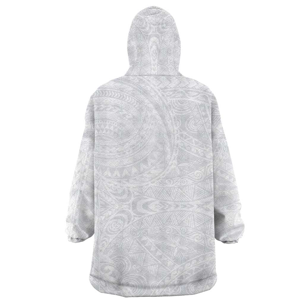 Lotu Tamaiti Samoan Art Tattoo Polynesian Pattern Wearable Blanket Hoodie