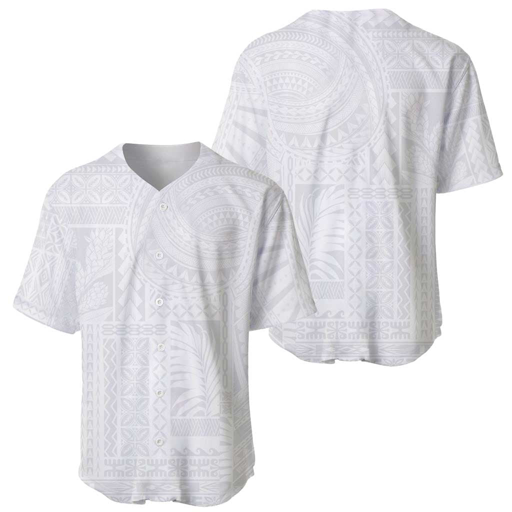 Lotu Tamaiti Samoan Art Tattoo Siapo Pattern Baseball Jersey LT03 - Polynesian Pride