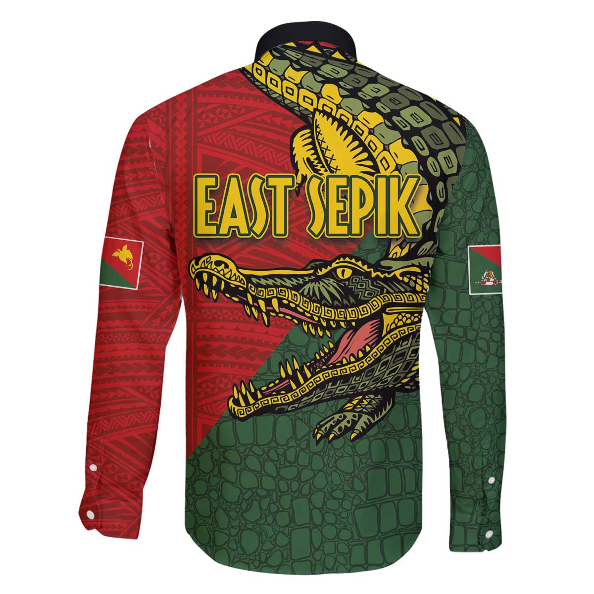 Sepik River Crocodile & Arts Festival Melanesian Pattern Family Matching Puletasi and Hawaiian Shirt