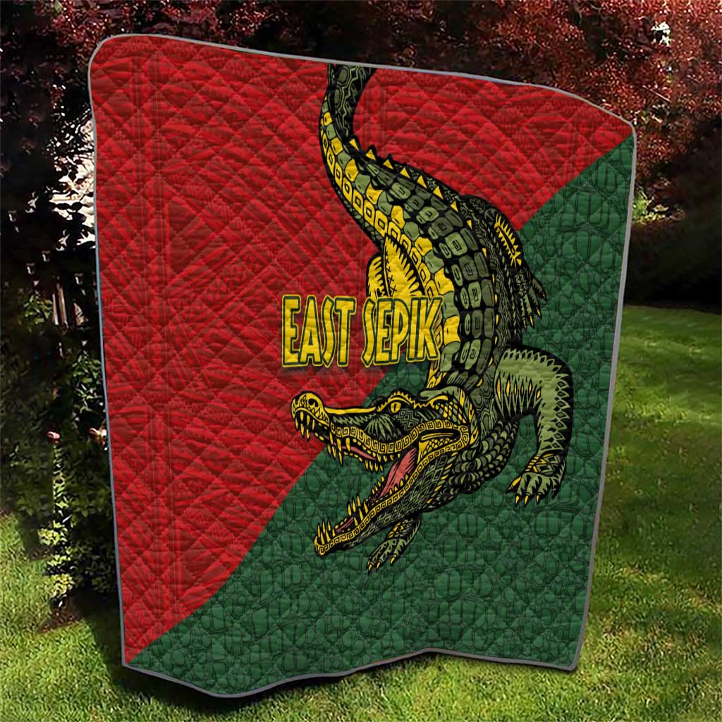 Sepik River Crocodile & Arts Festival Melanesian Pattern Quilt