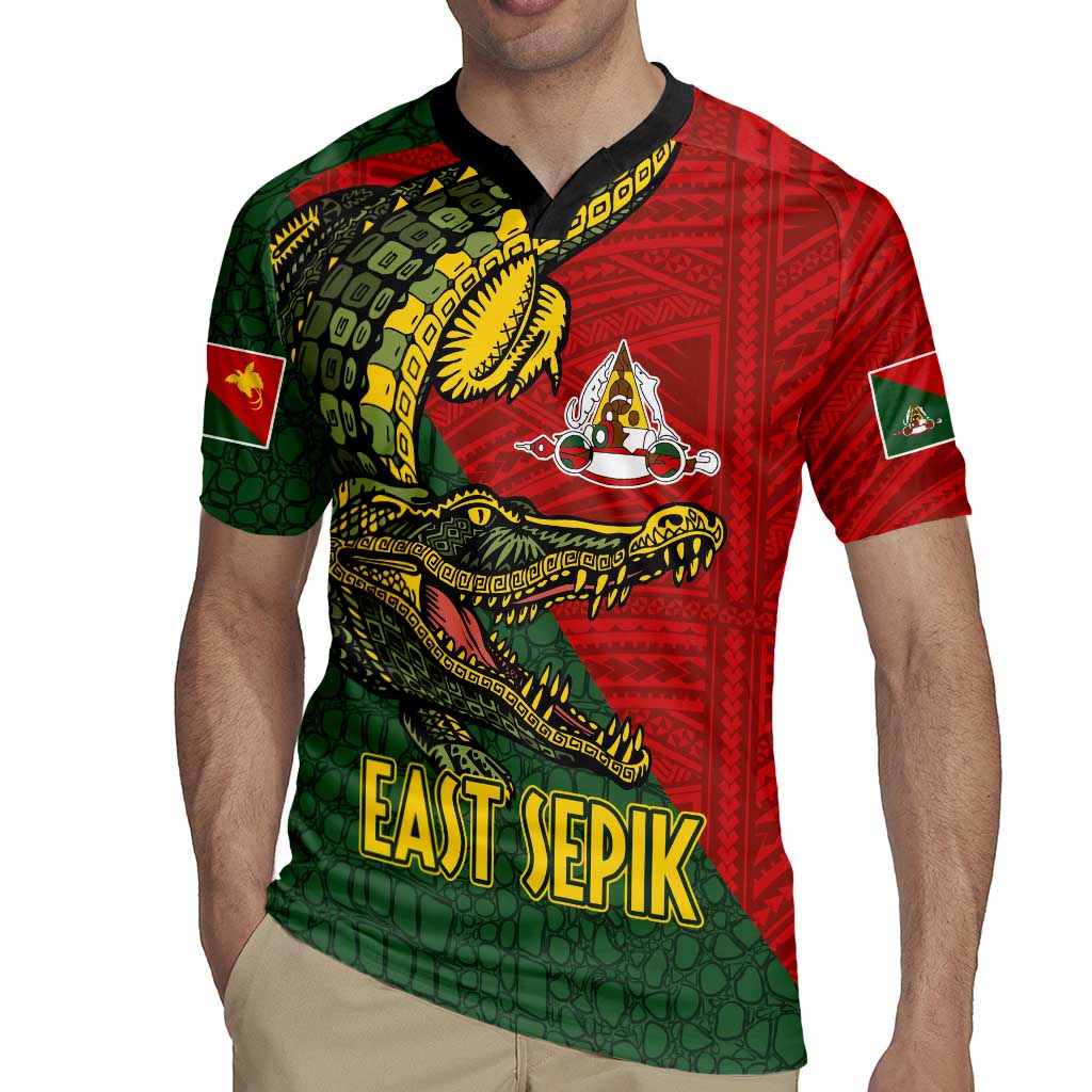 Sepik River Crocodile & Arts Festival Melanesian Pattern Rugby Jersey