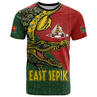 Sepik River Crocodile & Arts Festival Melanesian Pattern T Shirt