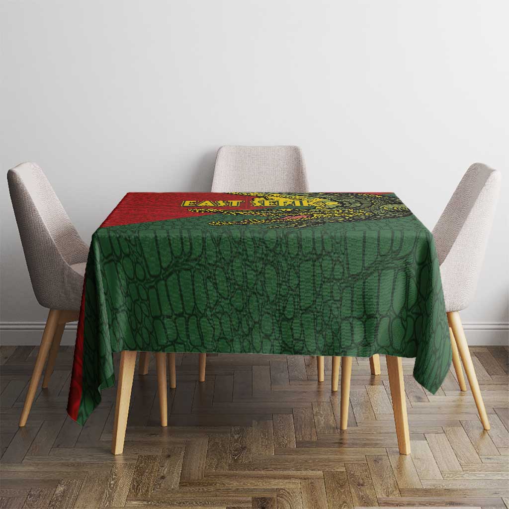 Sepik River Crocodile & Arts Festival Melanesian Pattern Tablecloth