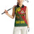 Sepik River Crocodile & Arts Festival Melanesian Pattern Women Sleeveless Polo Shirt