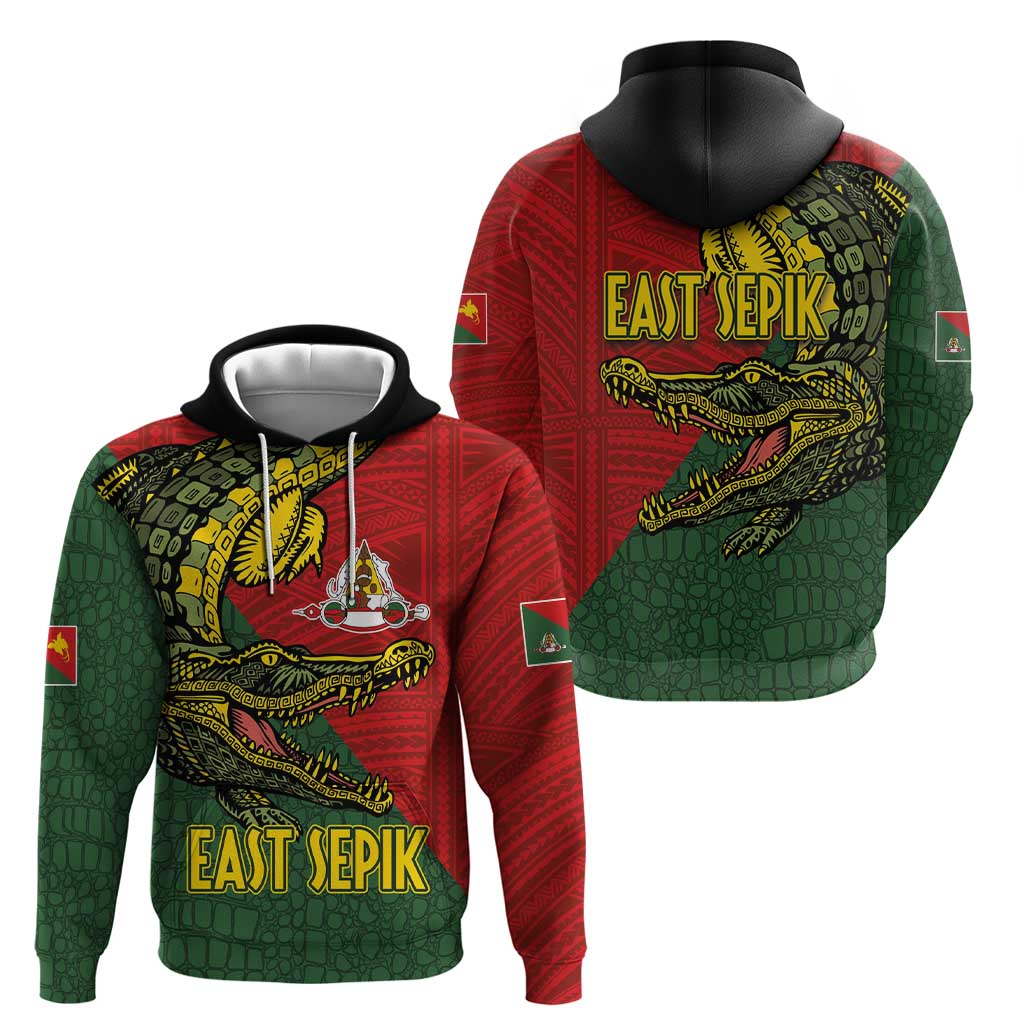 Sepik River Crocodile & Arts Festival Melanesian Pattern Zip Hoodie LT03 - Polynesian Pride