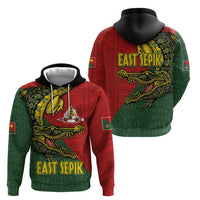 Sepik River Crocodile & Arts Festival Melanesian Pattern Zip Hoodie LT03 - Polynesian Pride