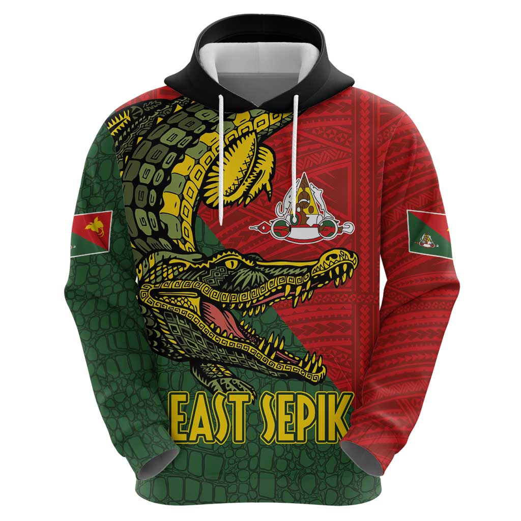 Sepik River Crocodile & Arts Festival Melanesian Pattern Zip Hoodie LT03 - Polynesian Pride