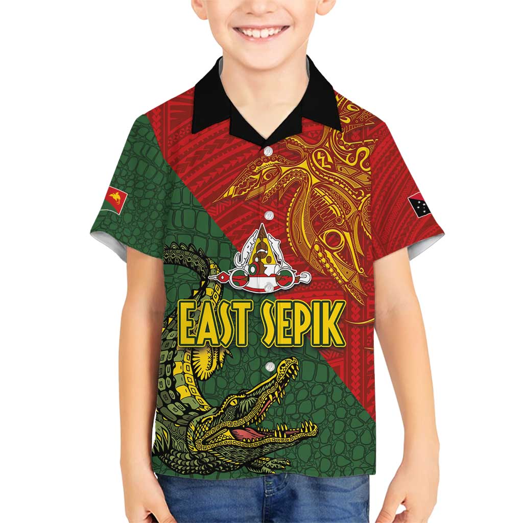 Sepik River Crocodile & Arts Festival Family Matching Tank Maxi Dress and Hawaiian Shirt Bird-of-paradise Melanesian Tattoo