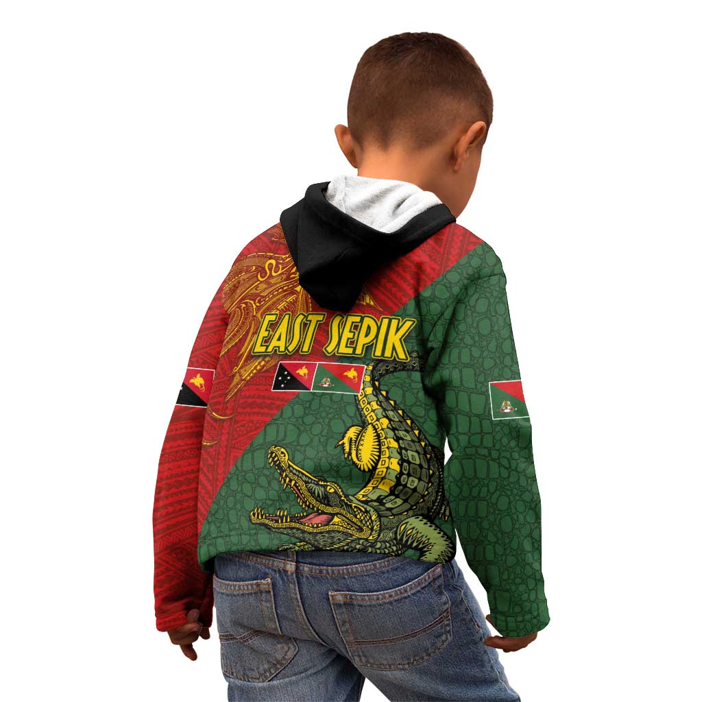 Sepik River Crocodile & Arts Festival Kid Hoodie Bird-of-paradise Melanesian Tattoo