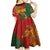 Sepik River Crocodile & Arts Festival Kid Short Sleeve Dress Bird-of-paradise Melanesian Tattoo