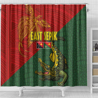Sepik River Crocodile & Arts Festival Shower Curtain Bird-of-paradise Melanesian Tattoo