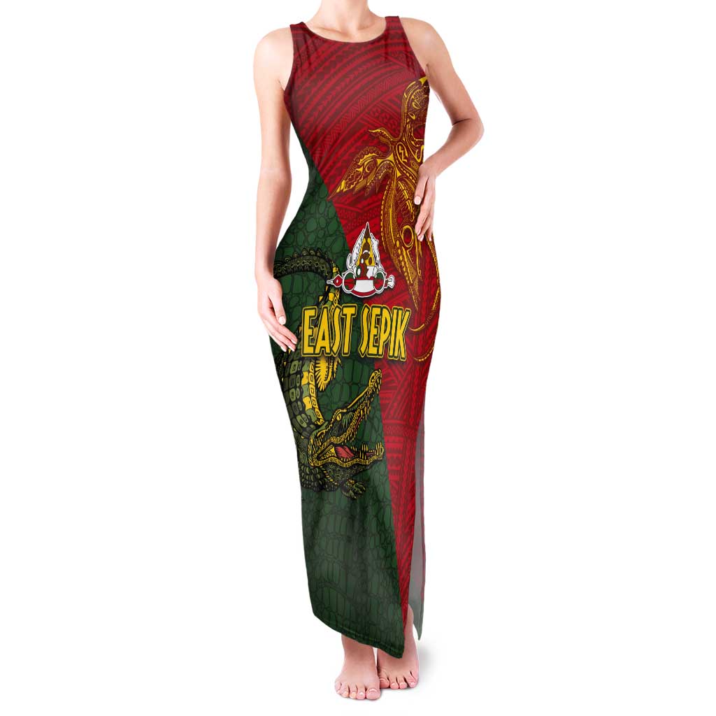 Sepik River Crocodile & Arts Festival Tank Maxi Dress Bird-of-paradise