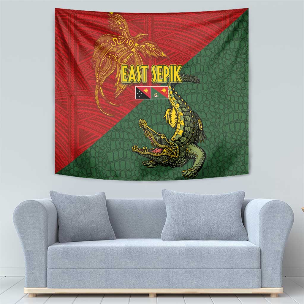 Sepik River Crocodile & Arts Festival Tapestry Bird-of-paradise Melanesian Tattoo