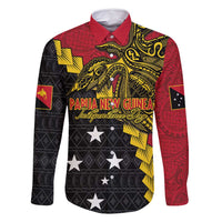 Papua New Guinea Independence Day Family Matching Mermaid Dress and Hawaiian Shirt Bird-of-paradise Melanesian Tattoo