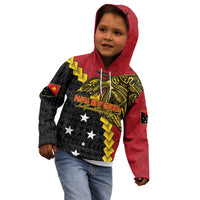 Papua New Guinea Independence Day Kid Hoodie Bird-of-paradise Melanesian Tattoo