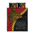 Papua New Guinea Independence Day Quilt Bed Set Bird-of-paradise Melanesian Tattoo