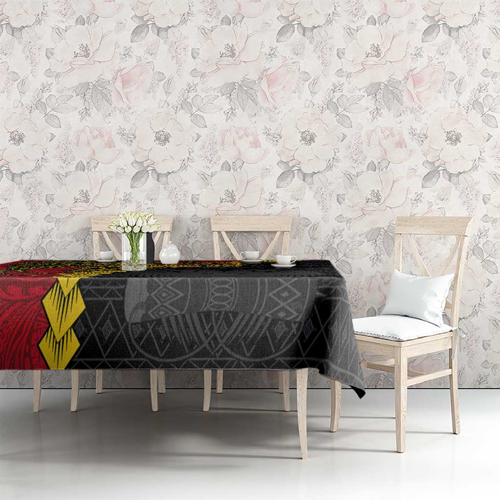 Papua New Guinea Independence Day Tablecloth Bird-of-paradise Melanesian Tattoo