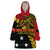Papua New Guinea Independence Day Wearable Blanket Hoodie Bird-of-paradise Melanesian Tattoo