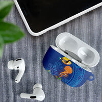Hawaiian Funny Fruits Sea Animals AirPods Case Mango Reef Triggerfish and Pineapple Turtle and Mandarin Jellyfish