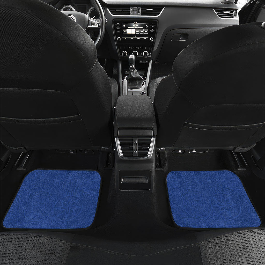 Hawaiian Funny Fruits Sea Animals Car Mats Mango Reef Triggerfish and Pineapple Turtle and Mandarin Jellyfish
