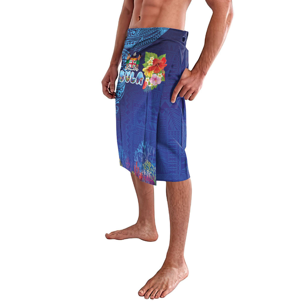 Fiji Day Lavalava Coral Reef with Tapa Motifs and Hibiscus Ocean Vibe