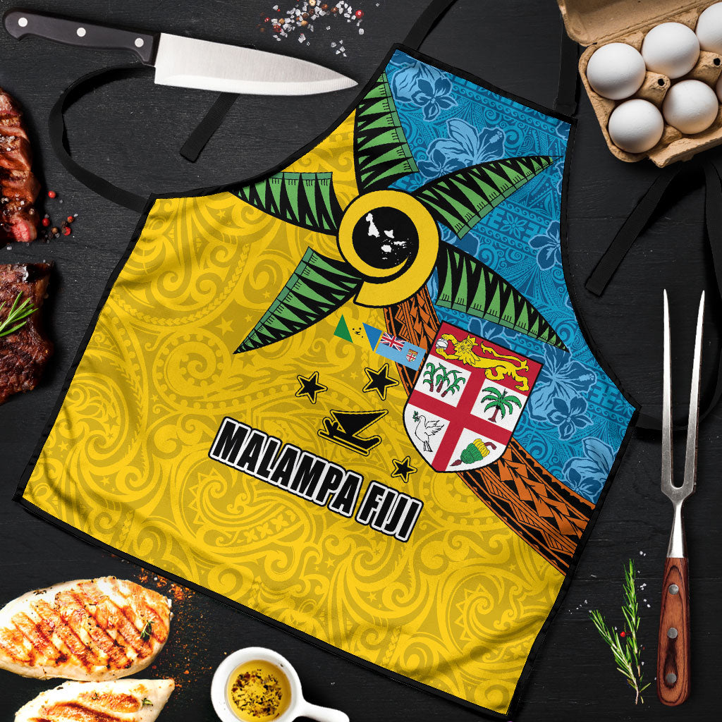 Malampa Fiji Day Apron Tapa and Melanesian Patterns with Coat of Arms