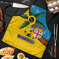 Malampa Fiji Day Apron Tapa and Melanesian Patterns with Coat of Arms