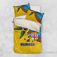 Malampa Fiji Day Bedding Set Tapa and Melanesian Patterns with Coat of Arms