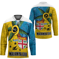 Malampa Fiji Day Hockey Jersey Tapa and Melanesian Patterns with Coat of Arms