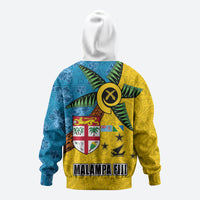 Malampa Fiji Day Hoodie Tapa and Melanesian Patterns with Coat of Arms