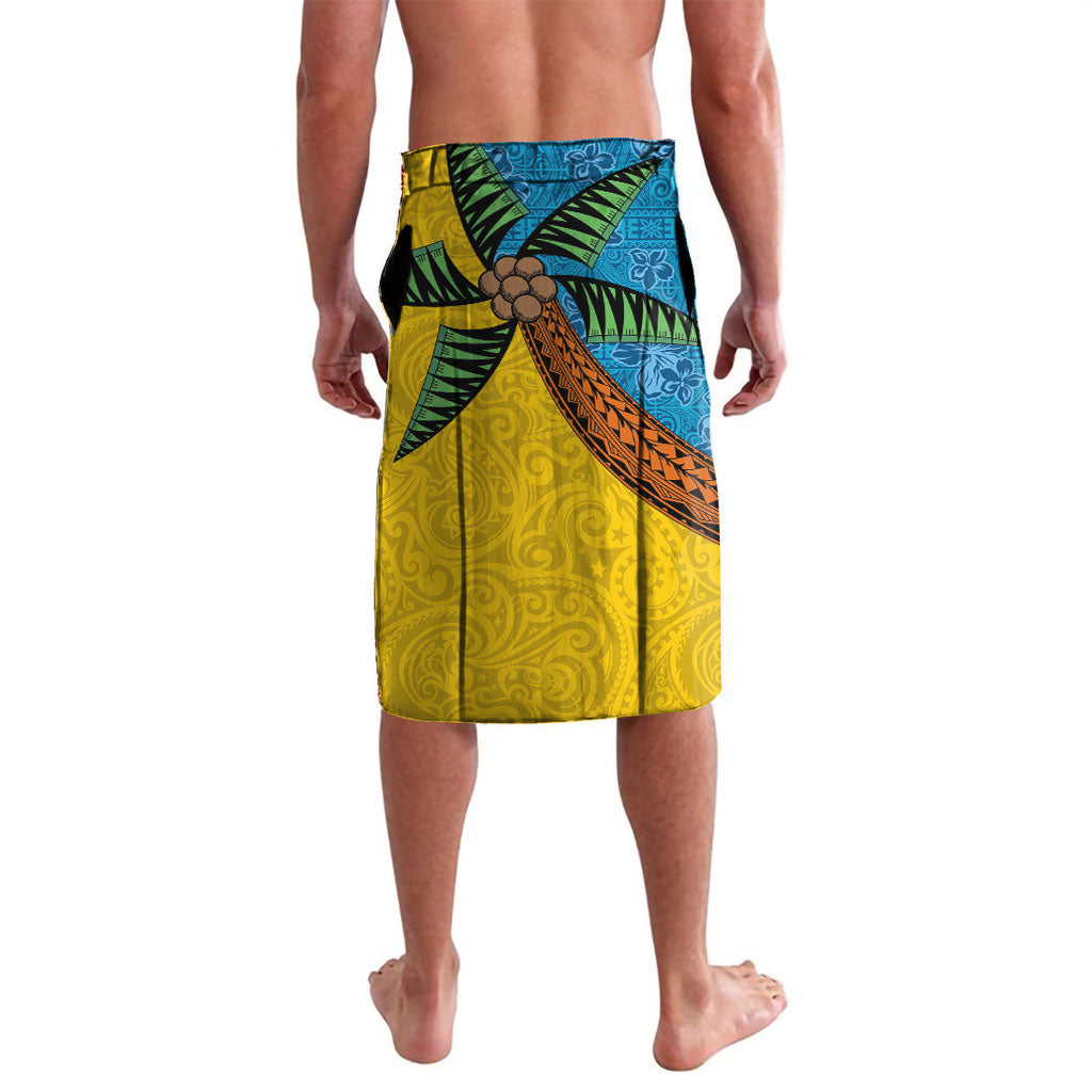 Malampa Fiji Day Lavalava Tapa and Melanesian Patterns with Coat of Arms