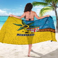 Malampa Fiji Day Sarong Tapa and Melanesian Patterns with Coat of Arms